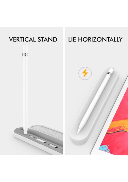 Ahastyle PT121 Apple Pencil Için Saklama Kutusu 1.2. Nesil Manyetik Stylus Kalem Koruyucu Kılıf (Yurt Dışından)