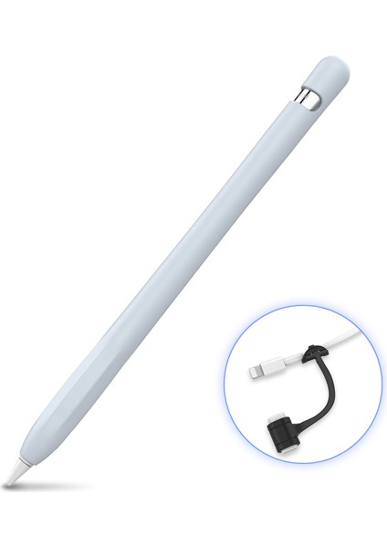 Ahastyle PT93 Apple Pencil 1. Nesil Için Silikon Kılıf , Stylus Kalem Kılıf ı Skin-Touch Kapasitif Kalem Kapağı (Yurt Dışından)