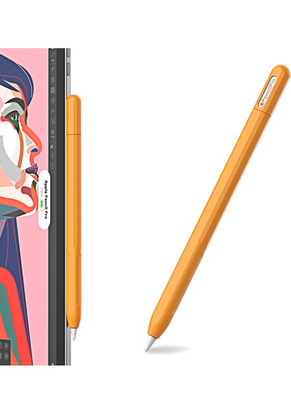 Apple Pencil Pro Için Silikon Kılıf Renk Ekleme Stylus Kalem Koruyucu Cilt Kapağı (Yurt Dışından)
