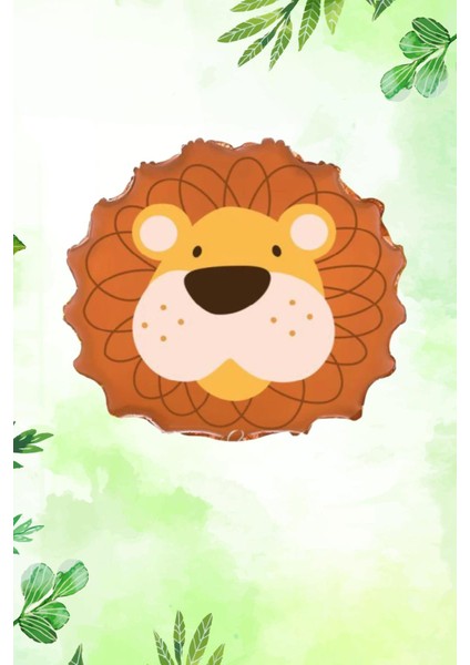 Aslan Kafası Folyo Balon Aslan Balon 50CM modelleri