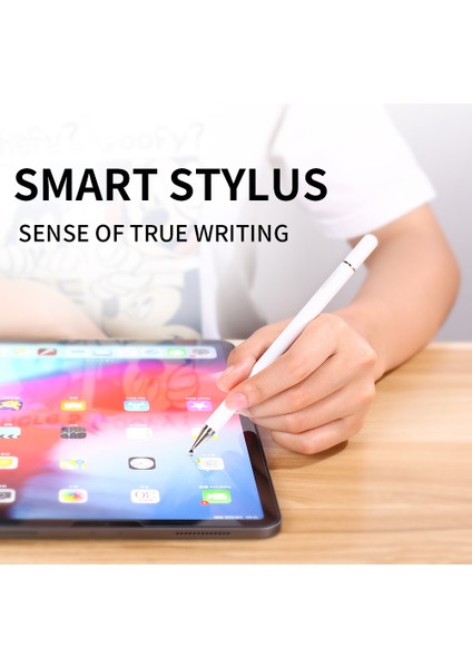 Joyroom Mükemmel Boyama Serisi iPhone Samsung Huawei Vb. Için Pasif Kapasitif Kalem-Gümüş (Yurt Dışından)