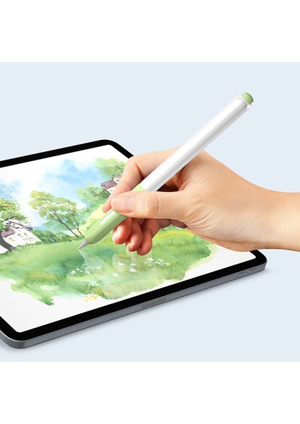 Apple Pencil Için 2. Nesil Stylus Kalem Silikon Kapak Koruyucu Kılıf (Yurt Dışından)