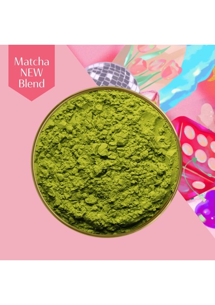 High Vibes Only Güllü Şeftalili Matcha