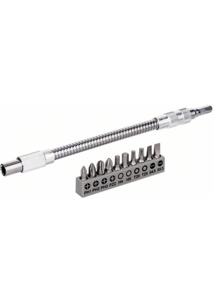 2 Yıl Esnek Bükülebilir Vidalama Seti 11 Parça (2608522376) Darbeli 2.0 - 2.4 Ah 2 24 Volt