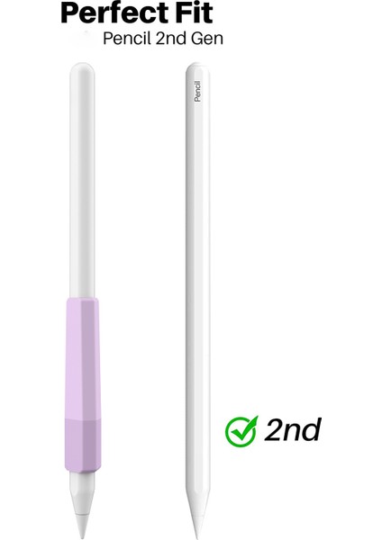 Apple Pencil Için 2. Nesil Silikon Kılıf Stylus Kalem Kılıf ı Koruyucu Kalem Tutacağı (Yurt Dışından)