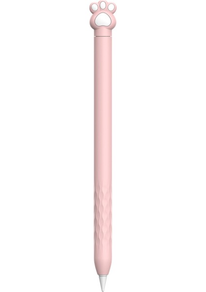 Ahastyle PT129-2 Apple Kalem 2nd Nesil Sevimli Karikatür Stylus Kalem Kapağı Yumuşak Silikon Kolkedi Paw (Yurt Dışından)