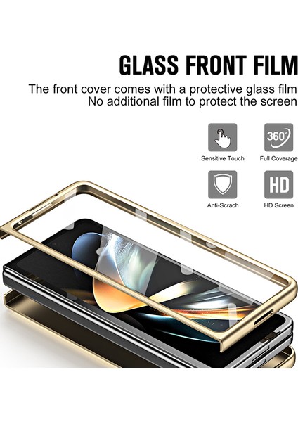 Samsung Galaxy Z Fold6 5g Kickstand Deri+Pc Sert Telefon Kılıfı ve Stylus Kalem (Yurt Dışından) fiyatları