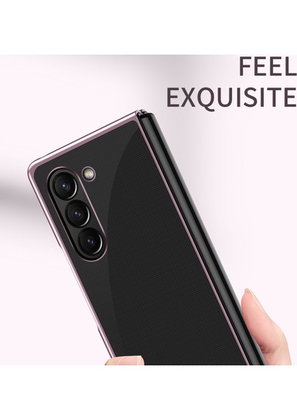 Samsung Galaxy Z Fold6 5g Clear Pc Galvanik Sert Telefon Kapağı (Yurt Dışından) modelleri