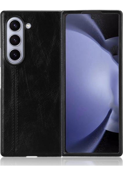 Samsung Galaxy Z Fold6 5g Sığır Derisi Doku Deri + Pc Telefon Kapağı (Yurt Dışından) fiyatları