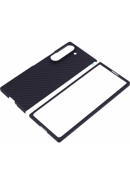 Samsung Galaxy Z Fold6 5g Pc Telefon Kapağı Karbon Fiber Doku Telefon Kabuğu (Yurt Dışından) fırsatları