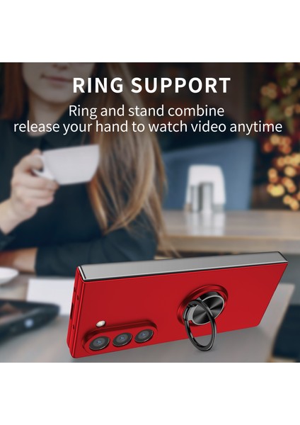 Samsung Galaxy Z Fold6 5g Halka Kickstand Pc Telefon Kapağı (Yurt Dışından)