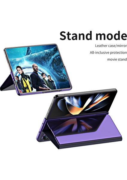 Samsung Galaxy Z Fold6 5g Galvanik Görünüm Penceresi Standı Deri Telefon Kapağı (Yurt Dışından) fırsatları