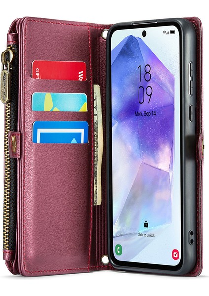 Samsung Galaxy A55 5g Pu Deri Telefon Kılıfı (Yurt Dışından)