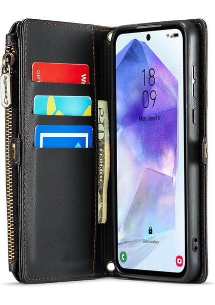 Samsung Galaxy A55 5g Pu Deri Telefon Kılıfı (Yurt Dışından)