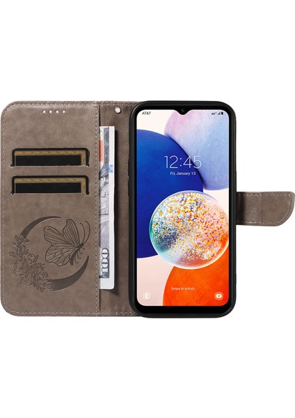 Samsung Galaxy A54 5g Standlı Cüzdanlı Deri Telefon Kılıfı (Yurt Dışından)