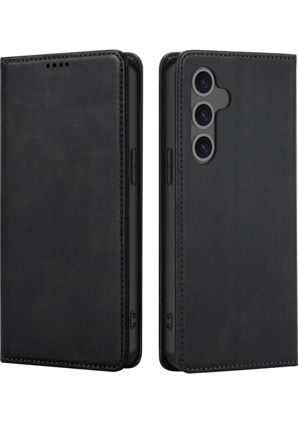 Samsung Galaxy S24 Fe Deri Rfıd Engelleme Cüzdan Telefon Kapağı (Yurt Dışından)
