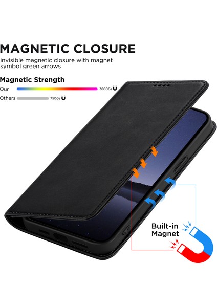 Samsung Galaxy S24 Fe Deri Rfıd Engelleme Cüzdan Telefon Kapağı (Yurt Dışından)