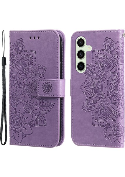 Samsung Galaxy S24 Fe Cüzdan Deri Telefon Kılıfı (Yurt Dışından)