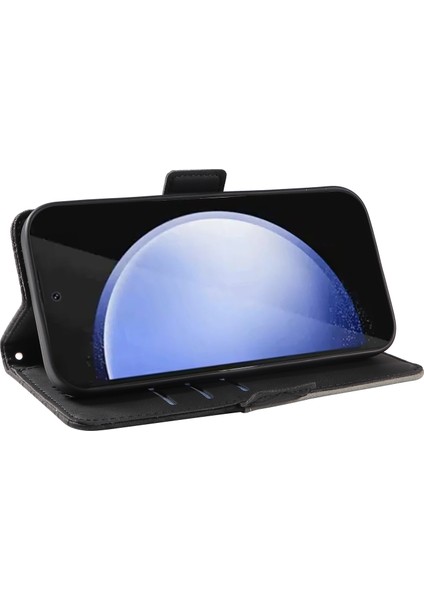 Samsung Galaxy S24 Fe Cüzdan Kart Yuvaları Eşkenar Dörtgen Deri Telefon Kapağı (Yurt Dışından)