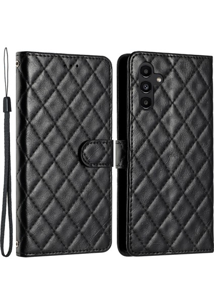 Samsung Galaxy S24 Fe Deri Cüzdan Telefon Kılıfı Askılı (Yurt Dışından)