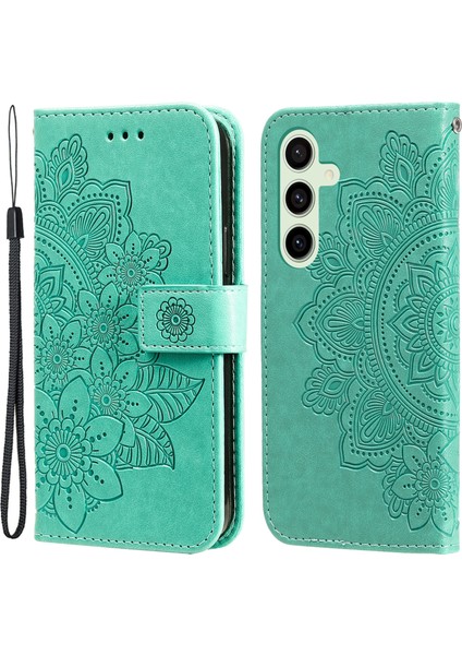 Samsung Galaxy S24 Fe Cüzdan Deri Telefon Kılıfı (Yurt Dışından)