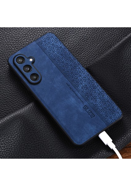 Samsung Galaxy S24 Fe Darbeye Dayanıklı Düşme Önleyici Pu Deri + Tpu Telefon Kapağı (Yurt Dışından)