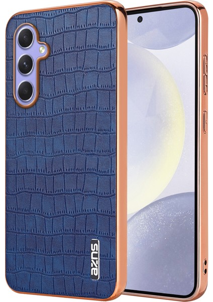 Samsung Galaxy A35 5g Anti-Drop Timsah Dokulu Pu+Tpu Telefon Kılıfı (Yurt Dışından)