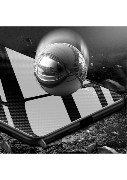 Samsung Galaxy S24 Fe Karbon Fiber Doku Temperli Cam + Tpu Kapak (Yurt Dışından)