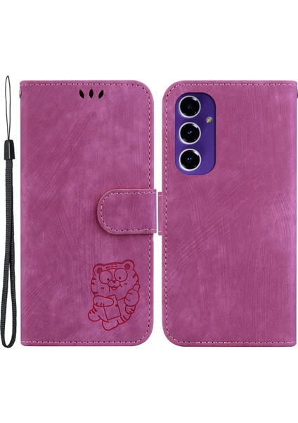 Samsung Galaxy S24 Fe Pu Deri Cüzdan Telefon Kılıfı (Yurt Dışından)