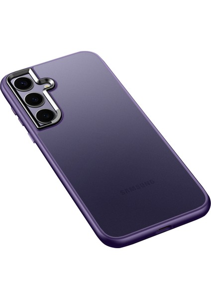 Samsung Galaxy S24 Pc+Tpu Darbeye Dayanıklı Mat Telefon Koruyucu Kapak (Yurt Dışından)