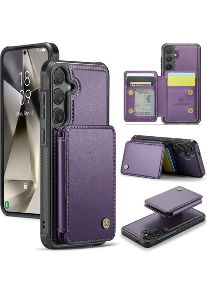 Samsung Galaxy S24 Manyetik Kılıf Kickstand Tpu Telefon Kapağı (Yurt Dışından)