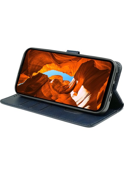 Samsung Galaxy S24 Fe Dana Dokulu Deri Standlı Kitap Telefon Kapağı (Yurt Dışından)