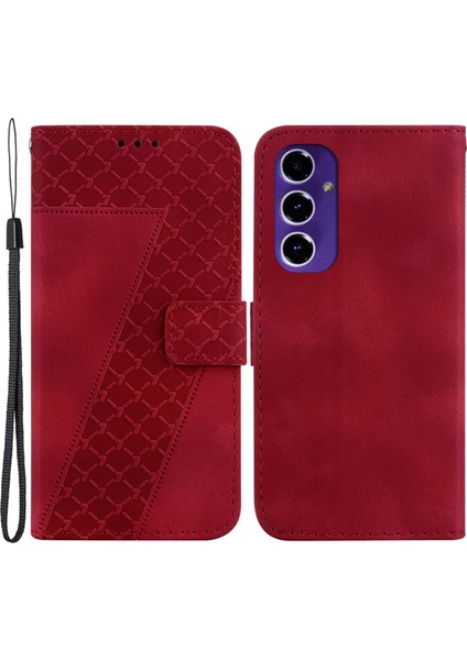 Samsung Galaxy S24 Fe Pu Deri Cüzdan Telefon Kılıfı (Yurt Dışından)
