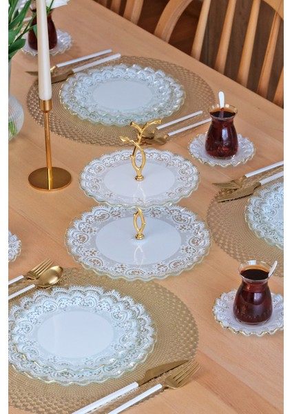 Marche Altın Yaldızlı Cam Kurabiyelik fırsatları