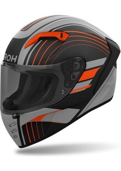 Aıroh Connor Achıeve Orange Matt Kask