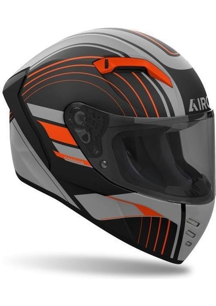 Aıroh Connor Achıeve Orange Matt Kask