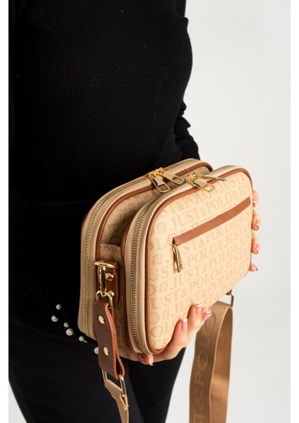 Kadın Suya Dayanıklı Baskı Desenli 5 Bölmeli Postacı Omuz Çantası Tr3502 fiyatları