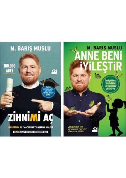 Zihnimi Aç - Anne Beni Iyileştir - 2 Kitap - Barış Muslu