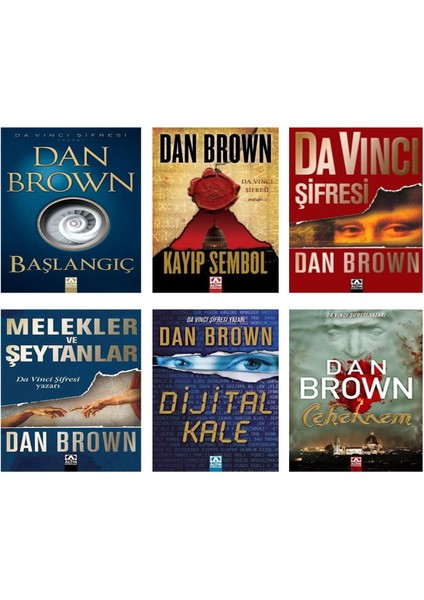 Altın Yayınları Dan Brown 6 Kitap Set