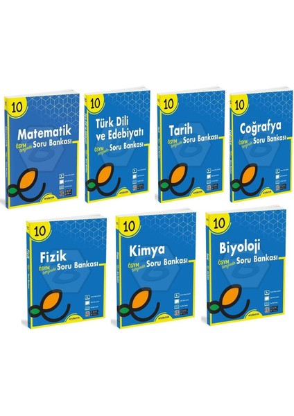 Endemik 10.sınıf Soru Bankası Seti 7 Kitap