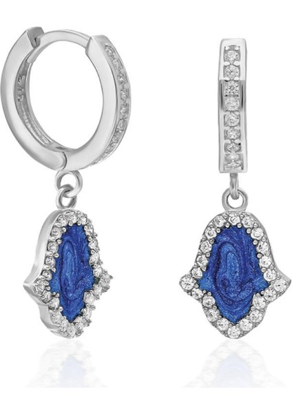 Zirkon Taşlı Fatma Eli Küpe fiyatları