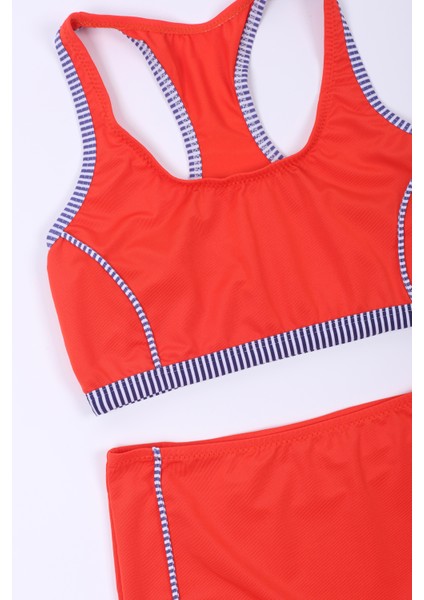 Kız Çocuk Şortlu Bikini- Yüzücü Pink Rose fiyatları