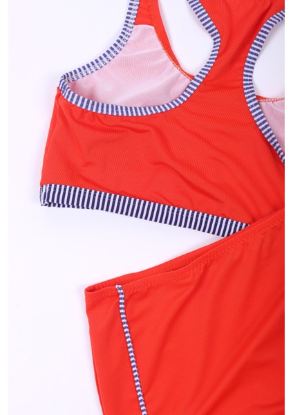 Kız Çocuk Şortlu Bikini- Yüzücü Pink Rose fırsatları