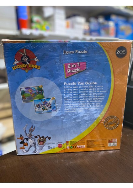 Looney Tunes Temalı 100 Parça Puzzle