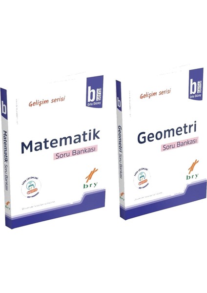 Birey Yayıncılık Birey Matematik ve Geometri B Gelişim Serisi Soru Bankası 2 Kitap Set