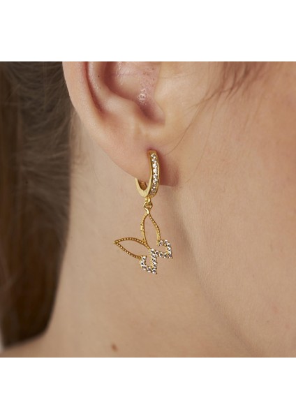 Minimal Kelebek Küpe modelleri