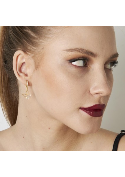 Minimal Kelebek Küpe indirimleri