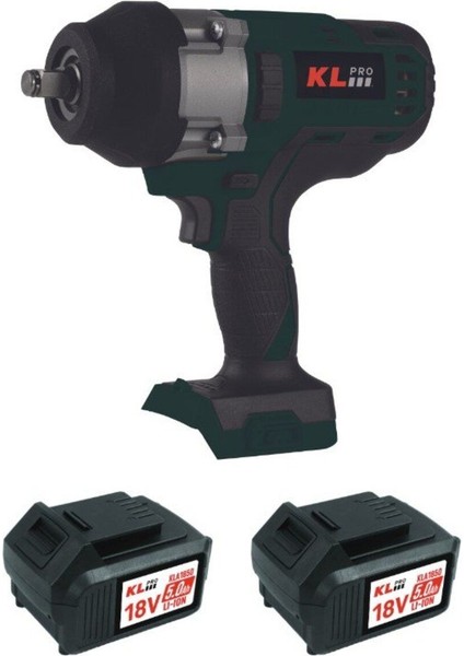 3.5 - 3.9 Ah Kl Pro Somun Sıkma Makinesi Set (KLSS18BHX-50) 2 Darbesiz 24 Volt 2 Yıl