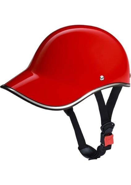 Kask Yaz Beyzbol Kaskı Erkekler ve Kadınlar Için Güneş Koruma Yarım Kask Kepçe Kask Hafif Tüm Sezon Bisiklet Sürme Kaskı (Yurt Dışından)