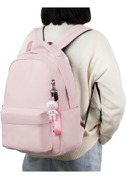 Fengfeng Ortaokul Öğrencisi Okul Çantası Kadın Moda Sırt Çantası (Yurt Dışından)